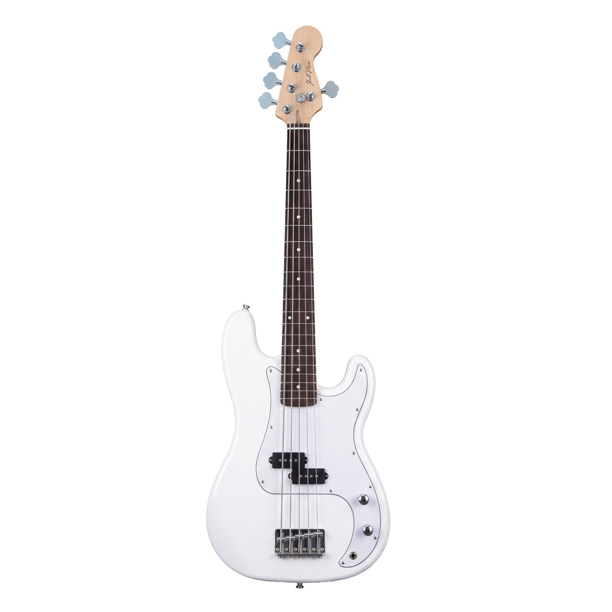 Bajo Eléctrico Ibrah P-Bass 5 Cuerdas Rojo + Amplificador PRA20W + Accesorios