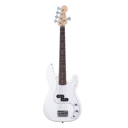 Bajo Eléctrico Ibrah P-Bass 5 Cuerdas Rojo + Amplificador PRA20W + Accesorios
