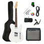 Guitarra Eléctrica Ibrah TC Style Blanca + Amplificador KA20W + Accesorios