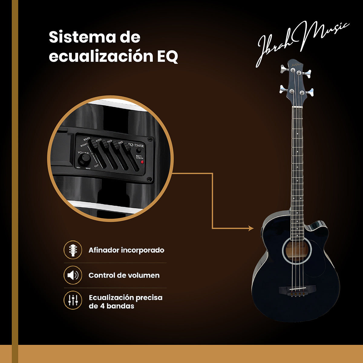 Bajo Electroacústico Ibrah - vista 5