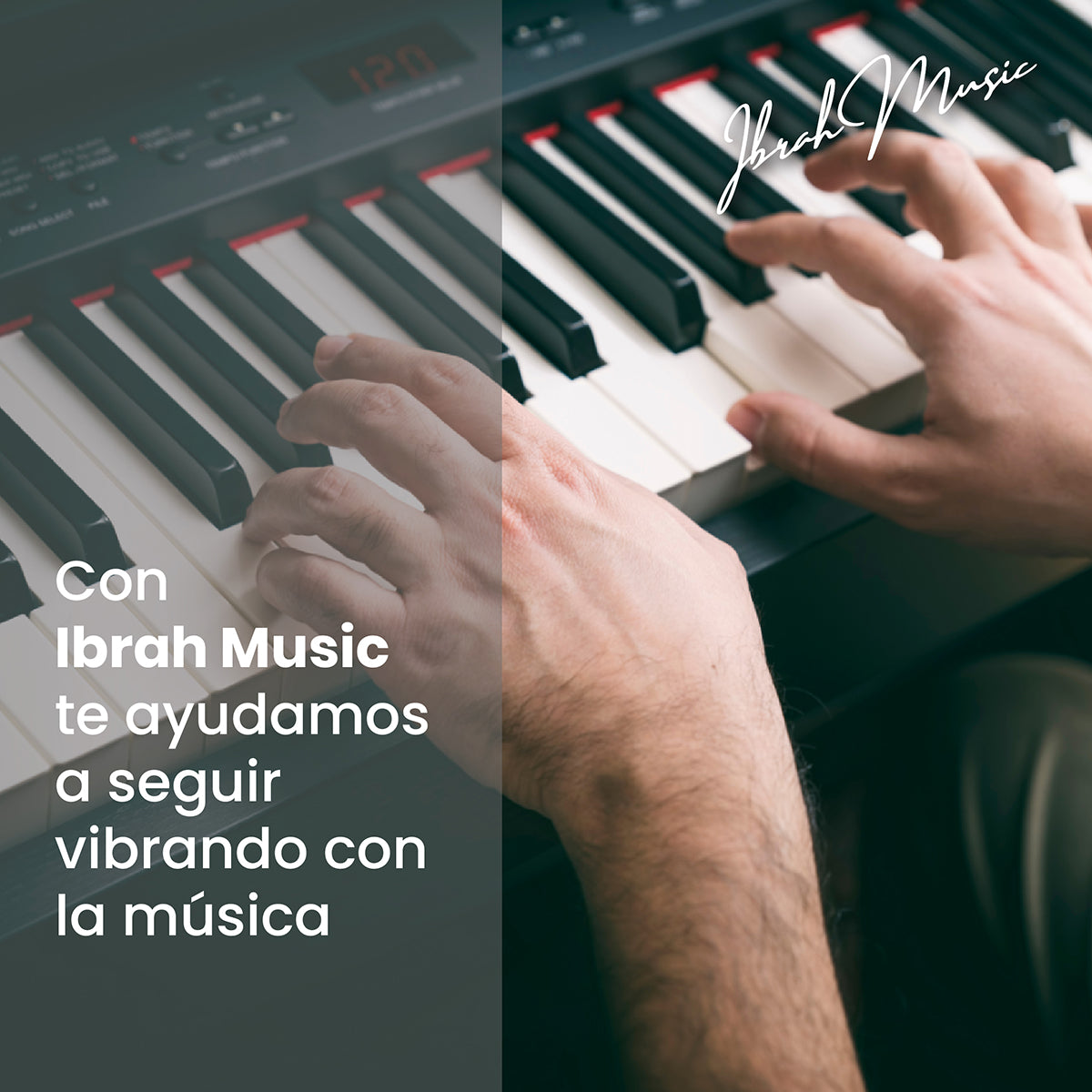Teclado Musical 61 Teclas Ibrah Piano + Funda + Atril