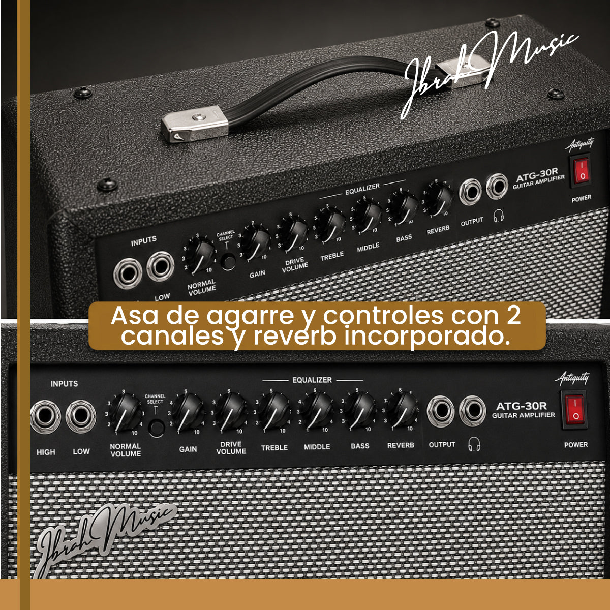 Amplificador Ibrah Music ATG-30 Guitarra 30W
