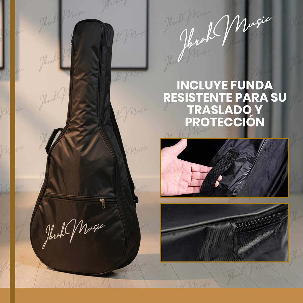 Guitarra Acústica 41" Dreadnought + accesorios