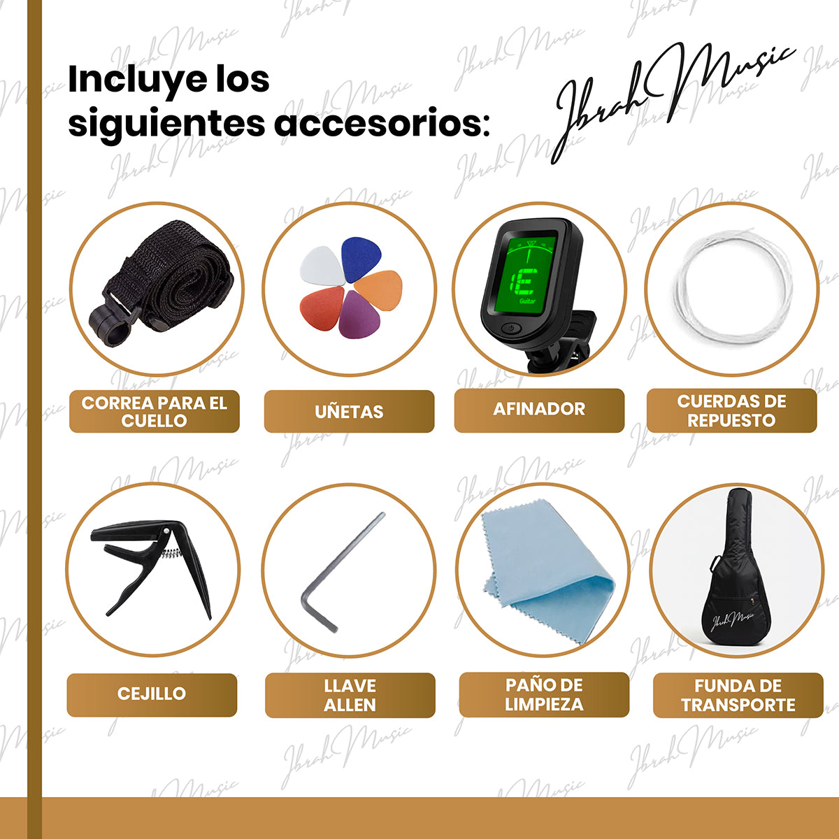 Guitarra Acústica 41" Dreadnought + accesorios