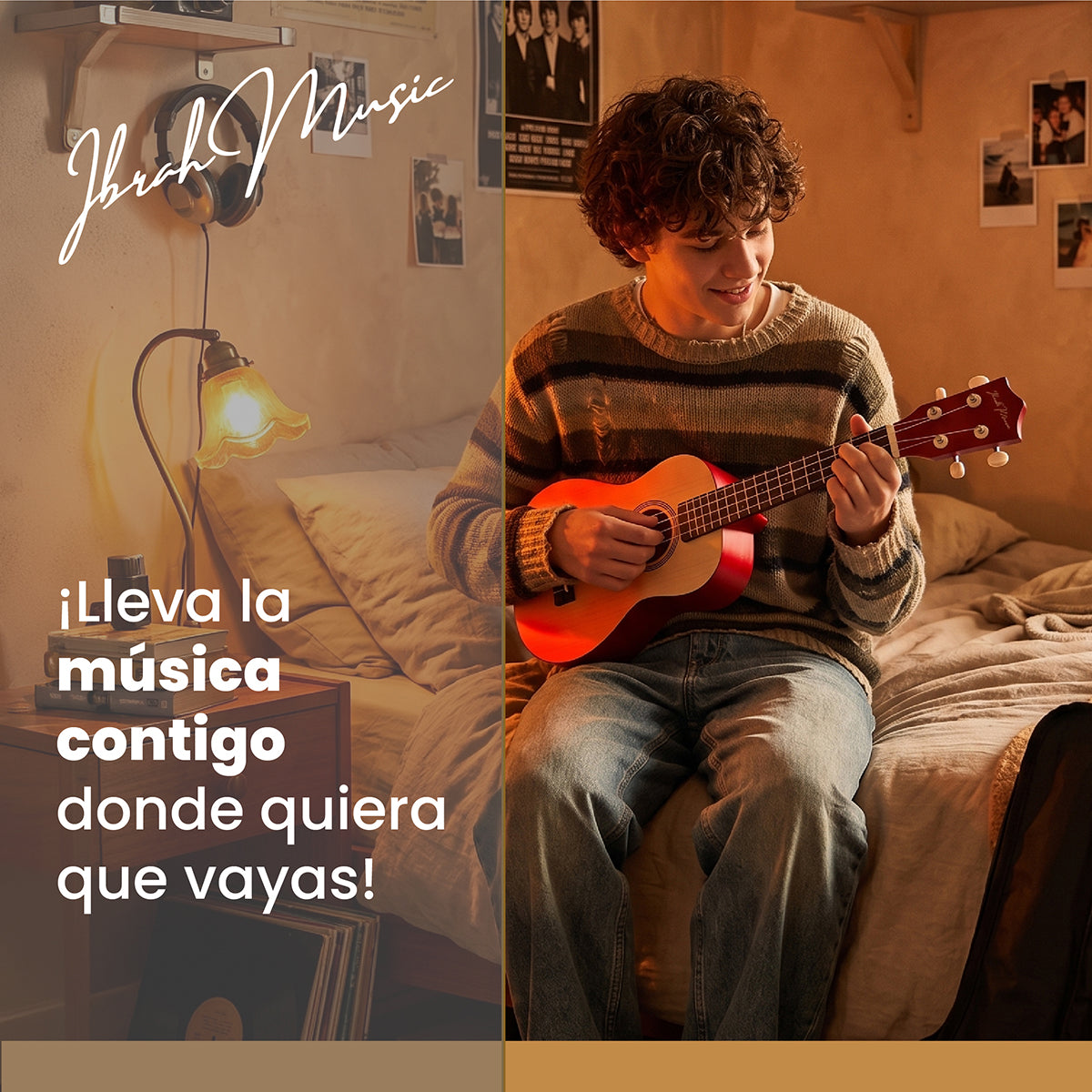 Ukelele Soprano Concierto Ibrah 21 Pulgadas + Accesorios