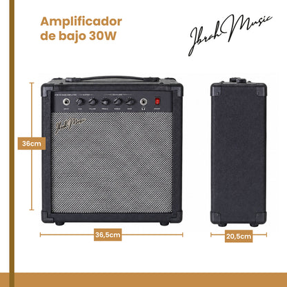 Amplificador Ibrah Music ATB-30 Bajo 30W