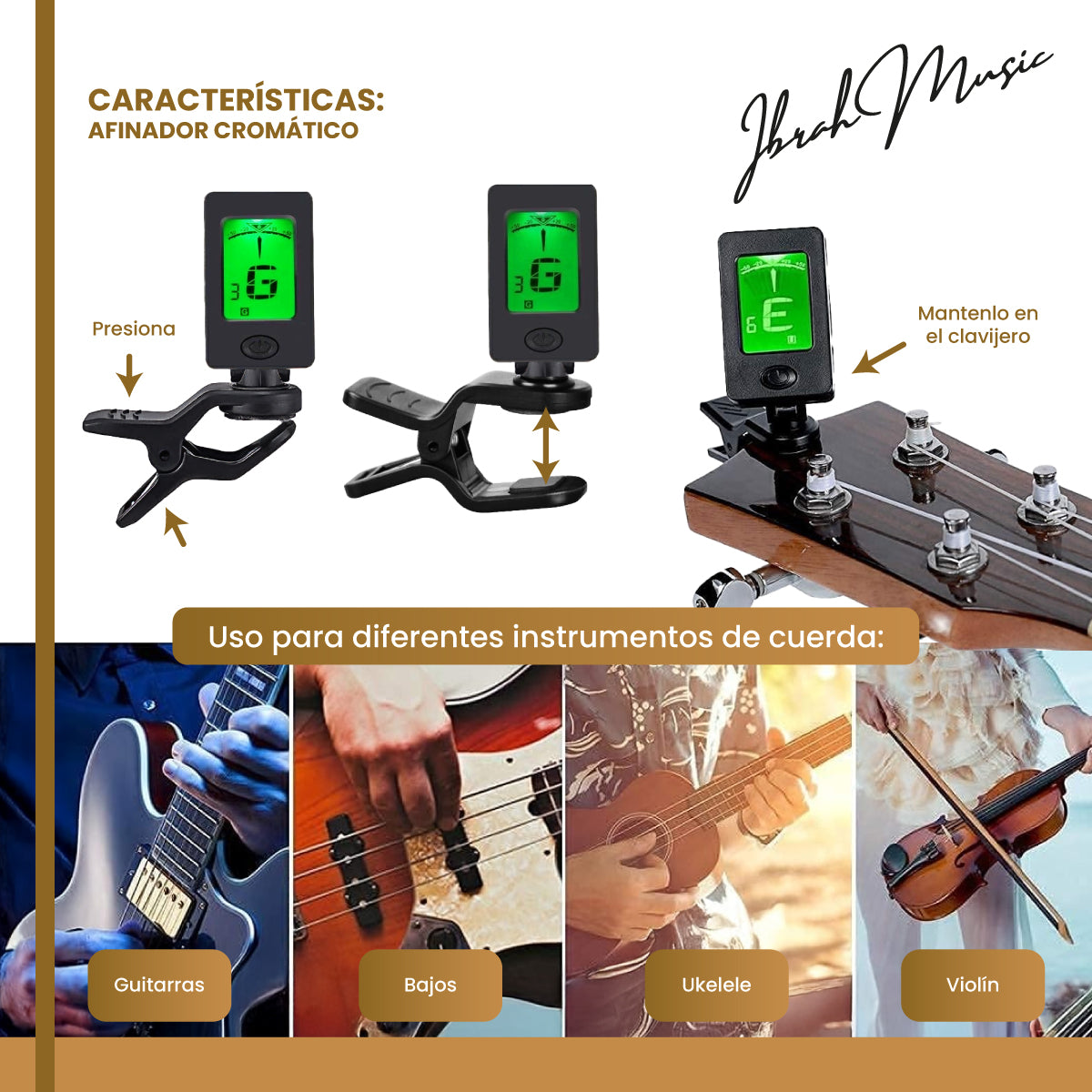 Kit Accesorios Guitarra Acústica — Cuerdas y Más