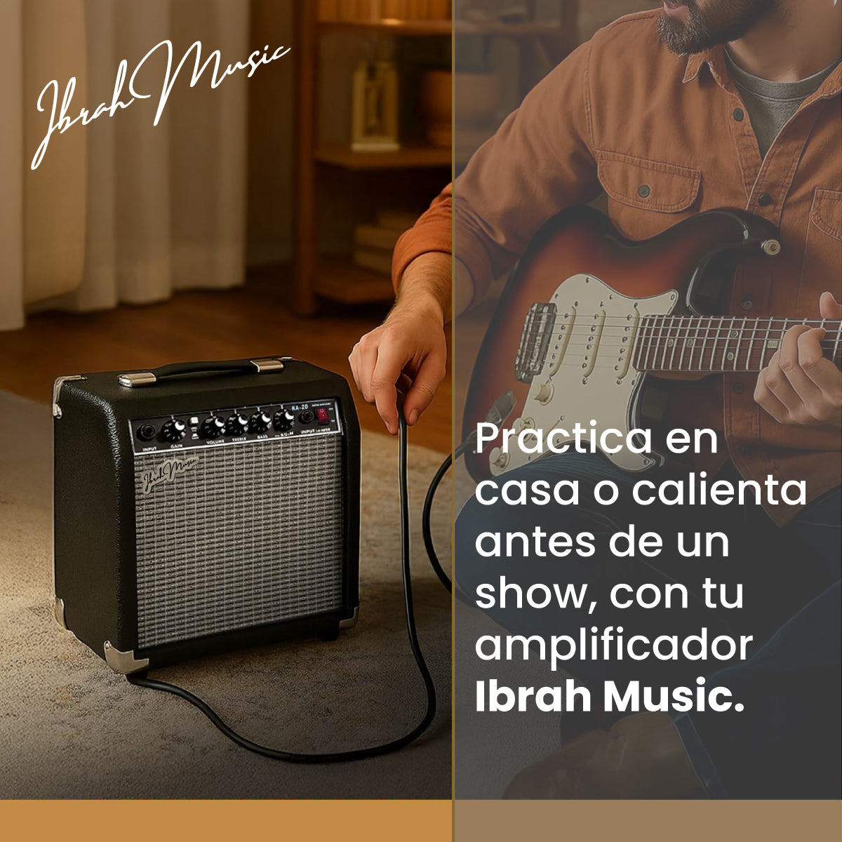 Amplificador KA-20 Guitarra Eléctrica y Electroacústica 20W