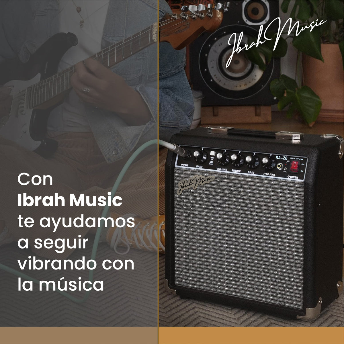 Amplificador KA-20 Guitarra Eléctrica y Electroacústica 20W