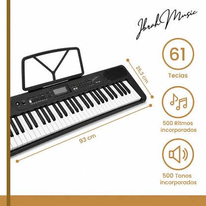 Pack Teclado MIDI 61 Teclas Ibrah - vista 3