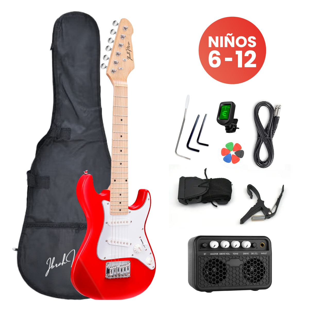 Guitarra Eléctrica para Niños 30” + Amplificador