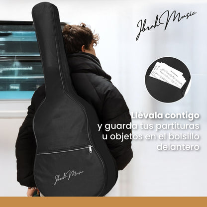 Guitarra Electroacústica 41” + Funda + Accesorios