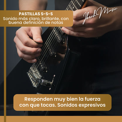Guitarra Eléctrica Flying V 39” + Amplificador 20W Pack
