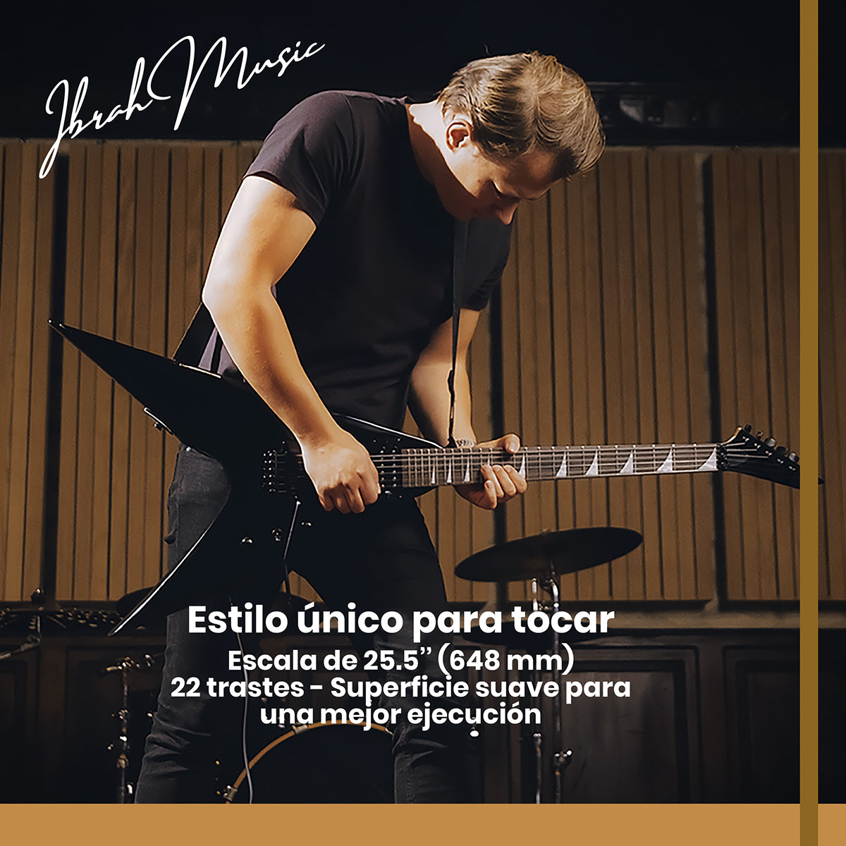 Guitarra Eléctrica Flying V 39” + Amplificador 20W Pack