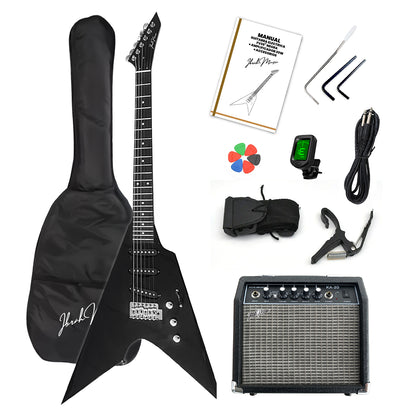 Guitarra Eléctrica Flying V 39” + Amplificador 20W Pack