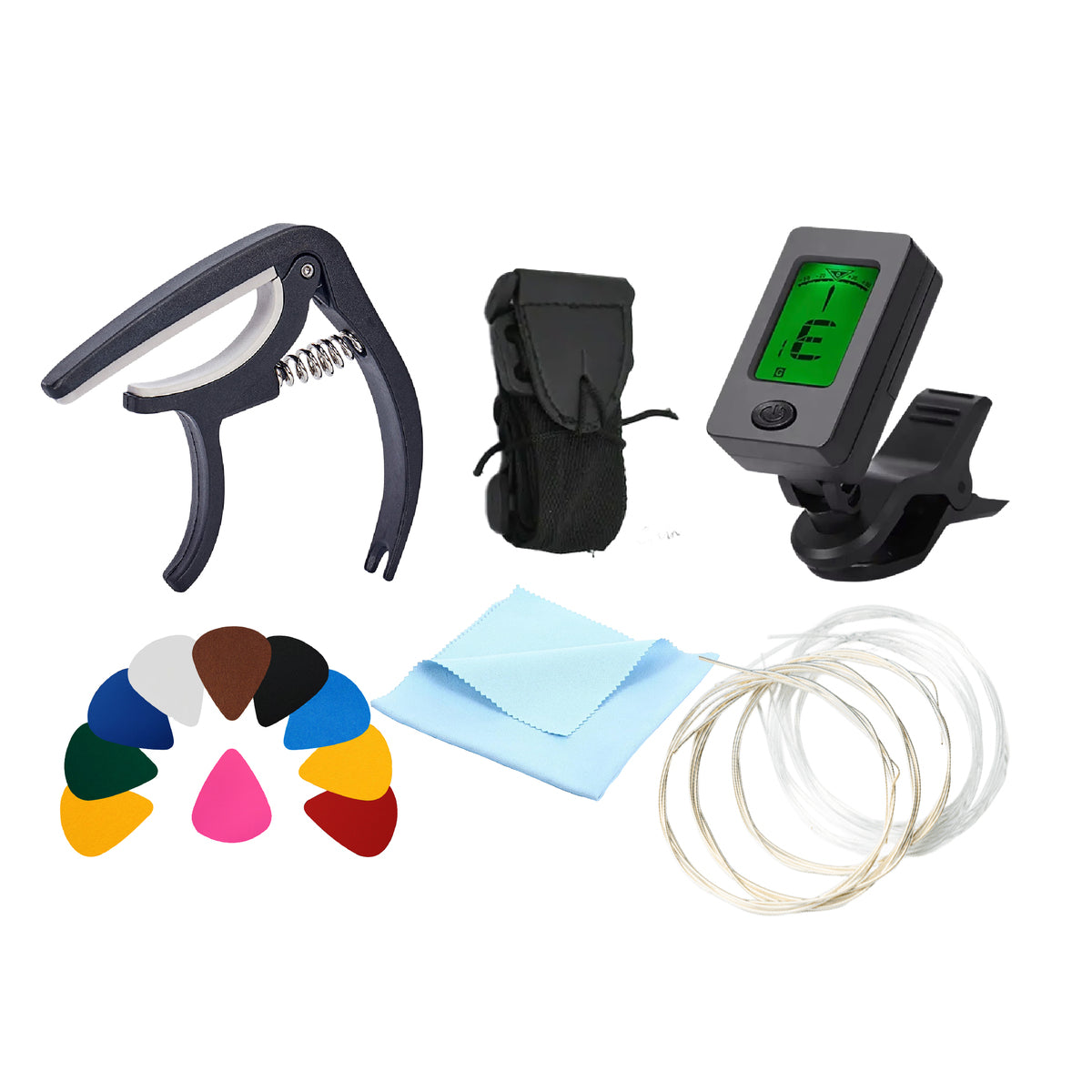 Kit Accesorios Guitarra Acústica — Cuerdas y Más