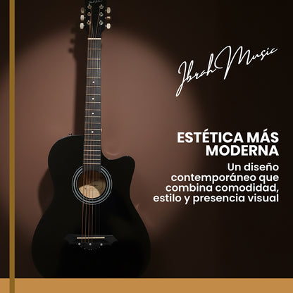 Guitarra Acustica Cutaway Ibrah Music 38 plgds + accesorios