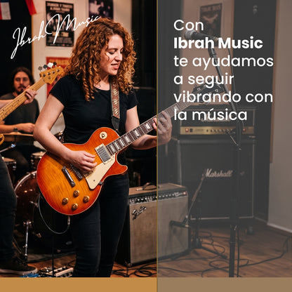 Guitarra Eléctrica Ibrah Les Paul Sunburst + Amplificador KA20W + Accesorios