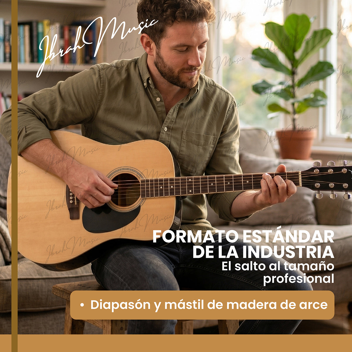 Guitarra Acústica 41" Dreadnought + accesorios