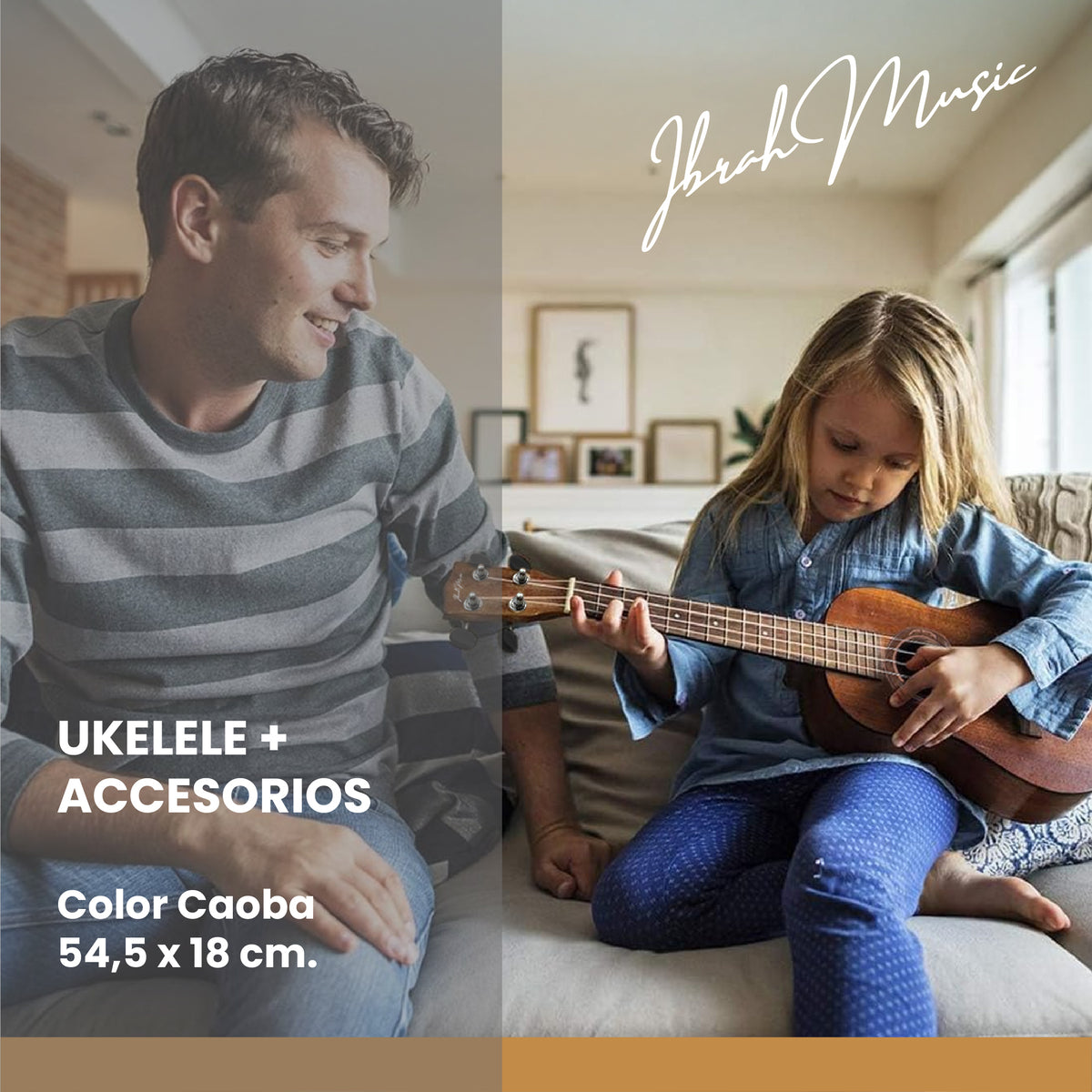 Ukelele Soprano Caoba - vista 7