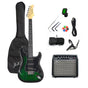 Guitarra Eléctrica Stratocaster Ibrah + Amplif + Accesorios