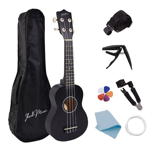 Ukelele Soprano Concierto 21 Pulgadas Ibrah + Accesorios