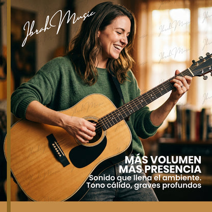 Guitarra Acústica 41" Dreadnought + accesorios