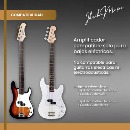 Amplificador Ibrah Music ATB-30 Bajo 30W