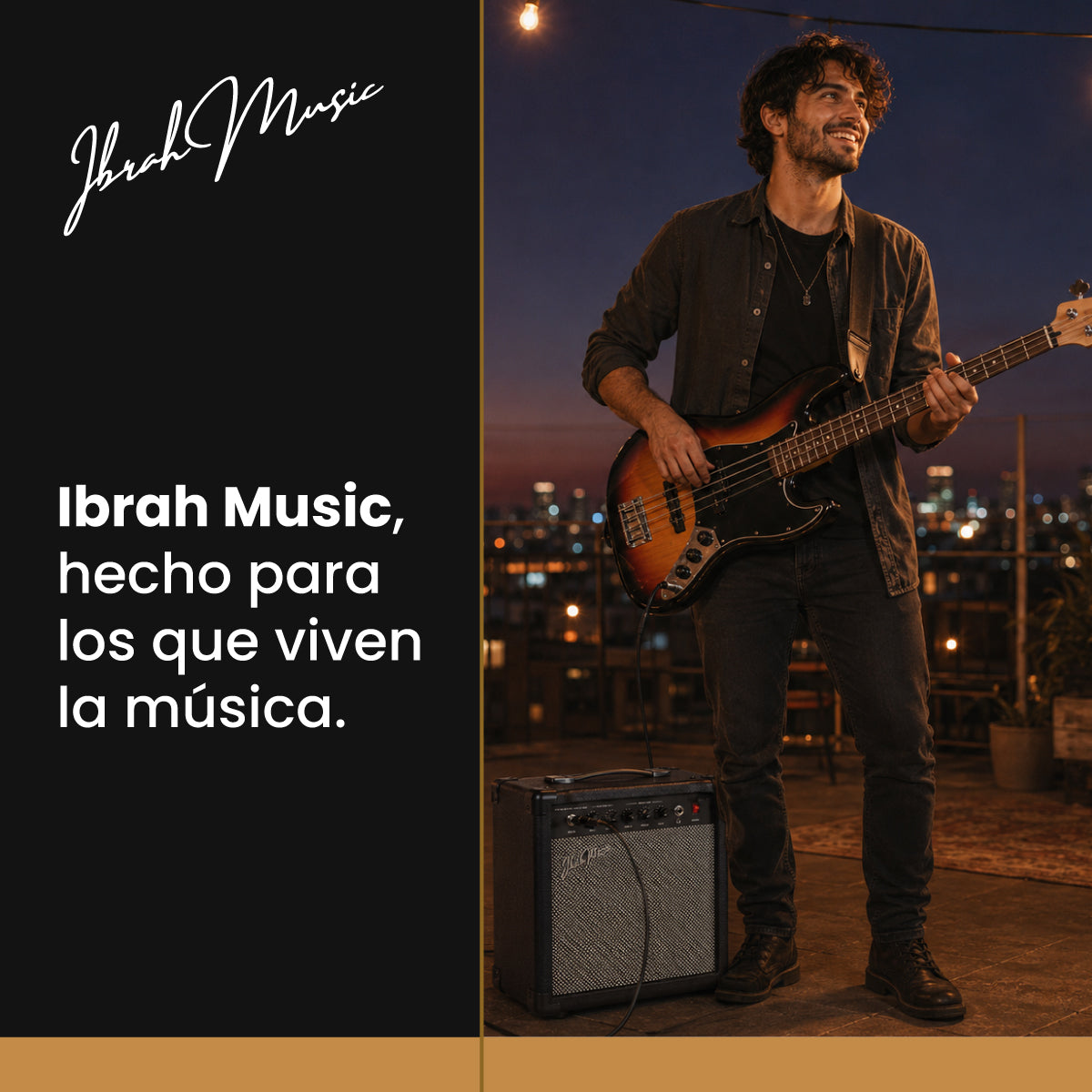 Amplificador Ibrah Music ATB-30 Bajo 30W