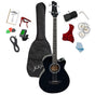 Bajo Electroacustico 43 Negro Ibrah Music