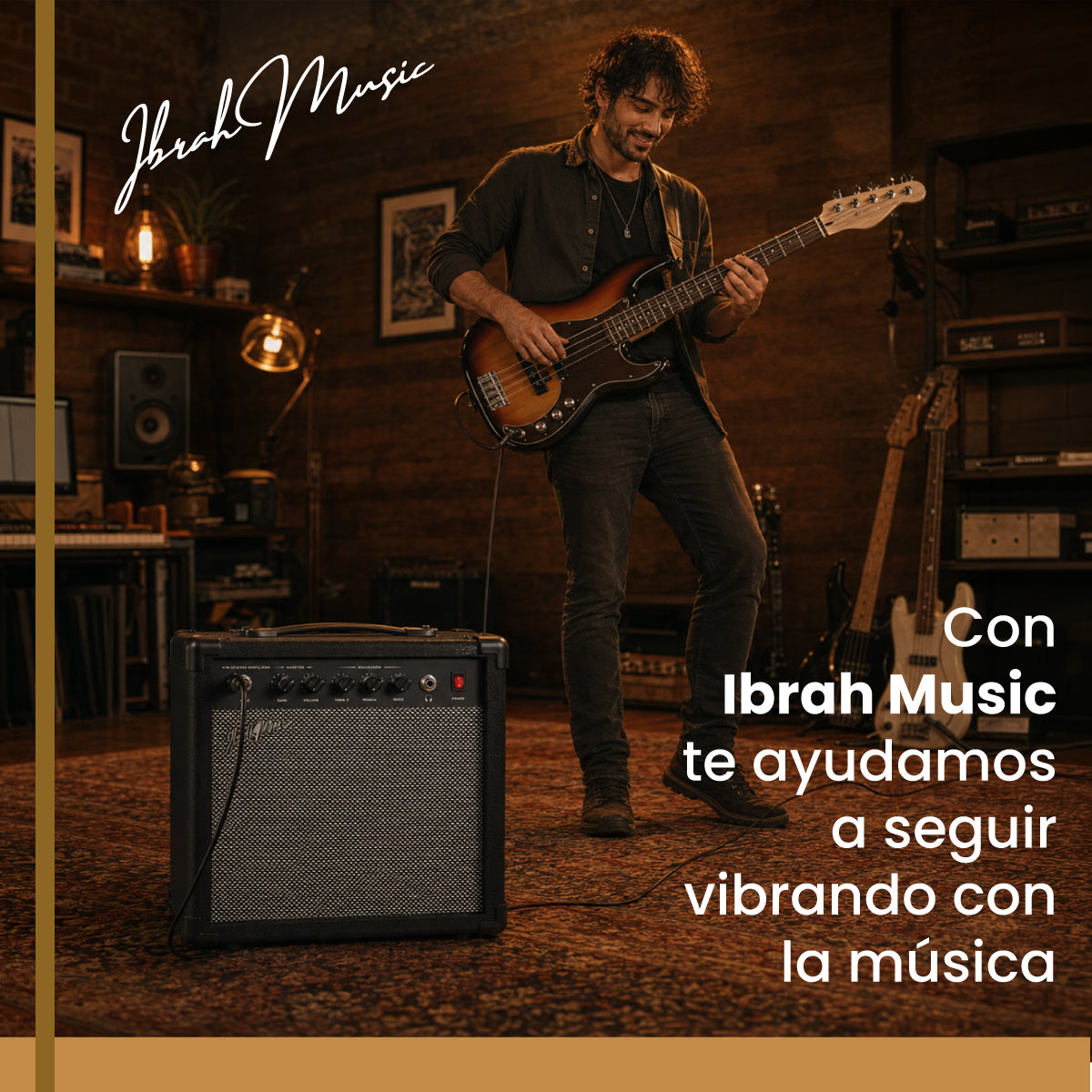 Amplificador Ibrah Music ATB-30 Bajo 30W