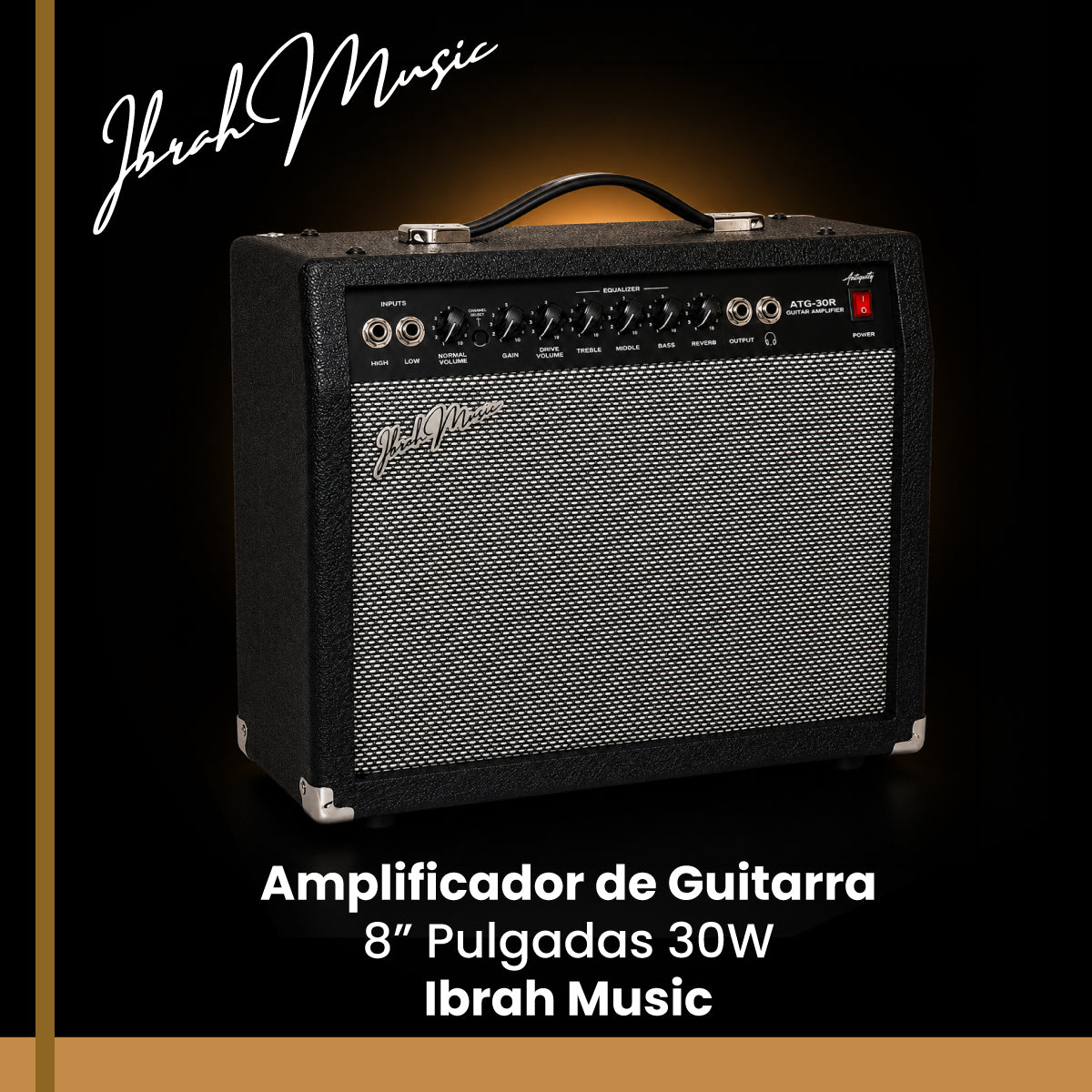 Amplificador Ibrah Music ATG-30 Guitarra 30W