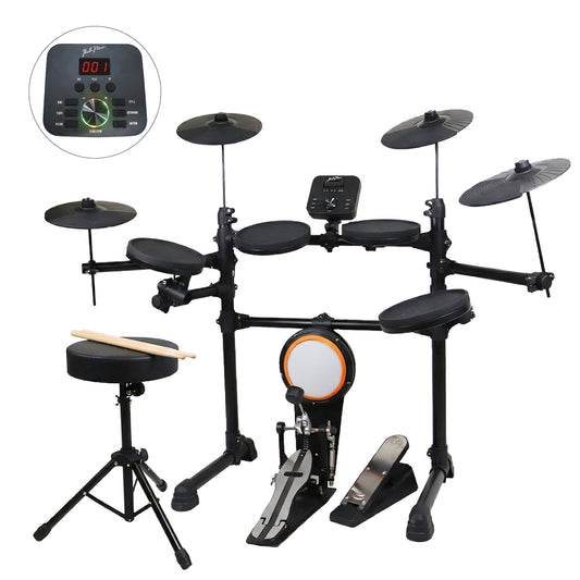 Bateria Electrica Profesional MIDI Ibrah Music 14 Piezas