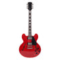 Guitarra Eléctrica Ibrah Semi-Hollow Roja + Amplificador KA20W + Accesorios
