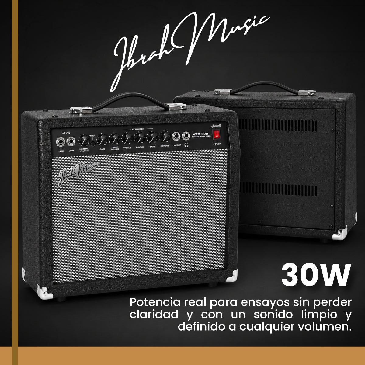 Amplificador Ibrah Music ATG-30 Guitarra 30W