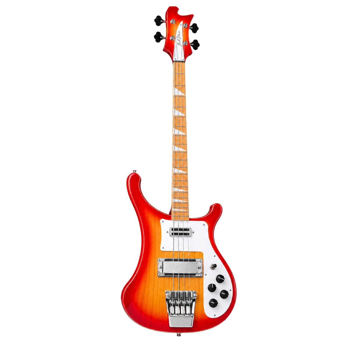 Bajo Eléctrico Ibrah RH 4 Cuerdas Sunburst + Amplificador PRA20W + Accesorios
